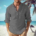 Camisa Masculina de Linho Andesite