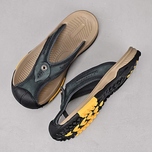 Sandália Masculina Naxos com Alças Flip-Flop e Conforto