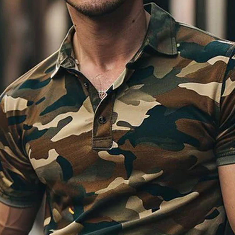 Camisa Polo Masculina Militar Comando