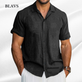 Camisa Masculina de Linho Prestige + Relógio de Brinde