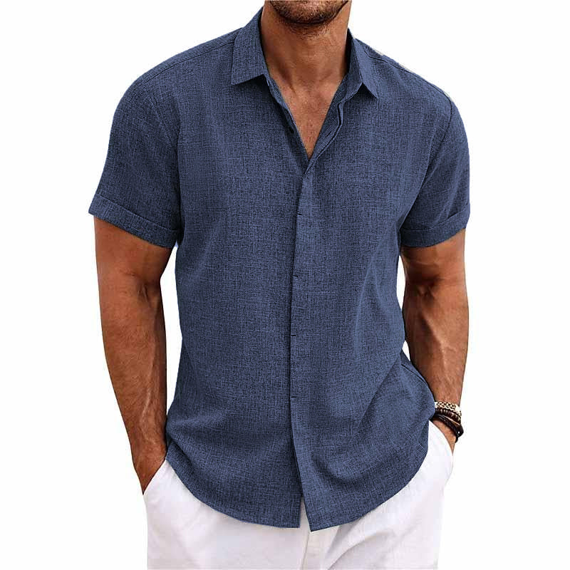 Camisa Masculina de Linho Agate