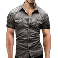 Camisa Masculina Jeans Spinel