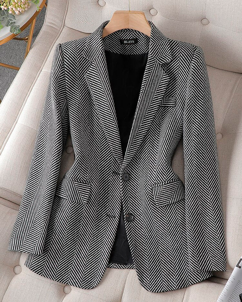 Blazer Feminino Visu Long de Alfaiataria