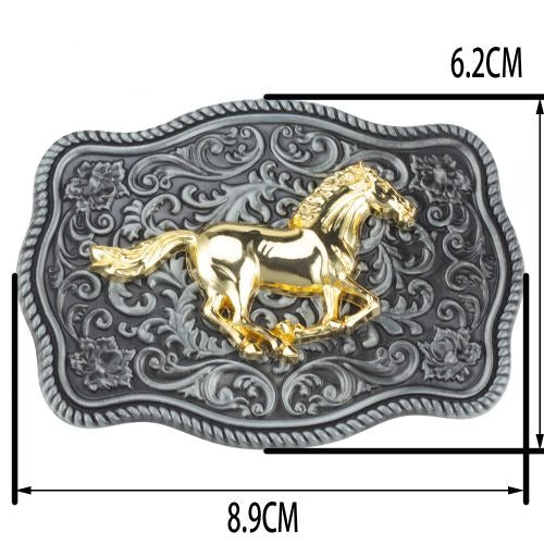 Cinto Masculino Country "Horse" em Couro Premium