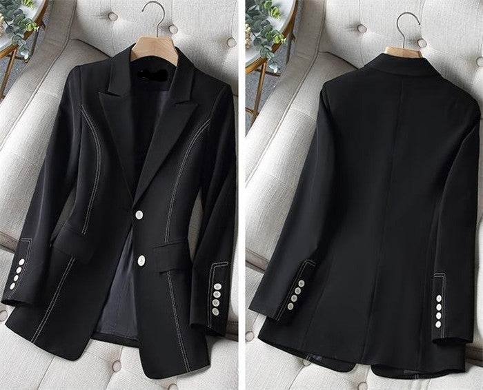 Blazer Elegante de Alfaiataria Feminino Velimon