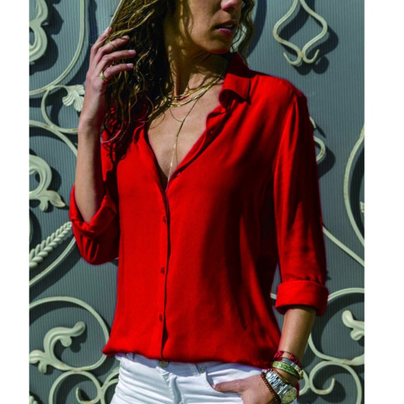 Camisa Social Feminina Virtuz - Corte Italiano