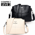 Bolsa Moderna de Couro Italiano Lora™ - COMPRE 1 LEVE 2 + Brinde