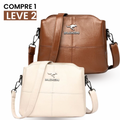 Bolsa Moderna de Couro Italiano Lora™ - COMPRE 1 LEVE 2 + Brinde