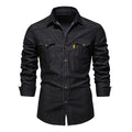 Camisa Masculina Jeans Pyron