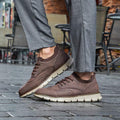 Sapato Casual Tempest com Estilo Brogue Clássico e Couro Refinado