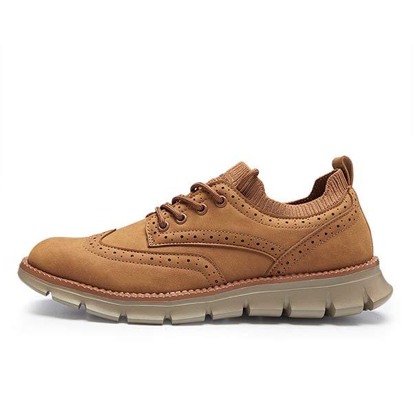 Sapato Casual Tempest com Estilo Brogue Clássico e Couro Refinado