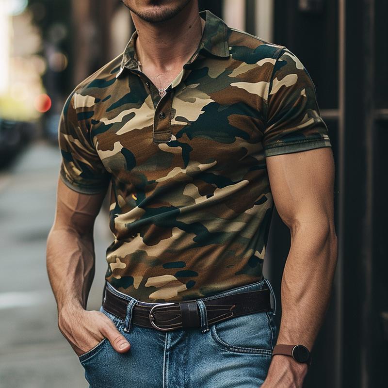 Camisa Polo Masculina Militar Comando