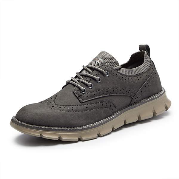 Sapato Casual Tempest com Estilo Brogue Clássico e Couro Refinado