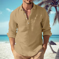 Camisa Masculina de Linho Andesite