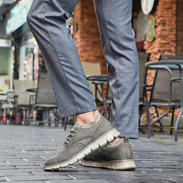 Sapato Casual Tempest com Estilo Brogue Clássico e Couro Refinado