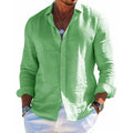 Camisa Masculina de Linho Iolite